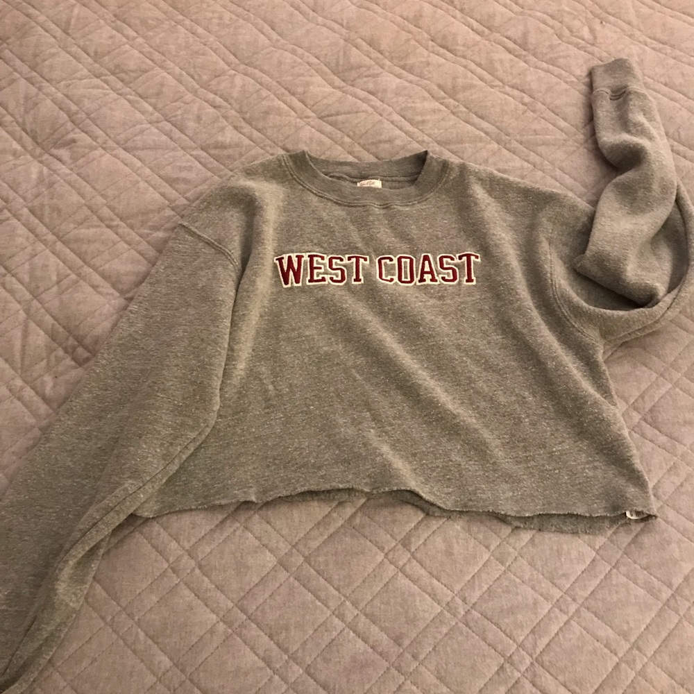 West Coast cropped sweatshirt